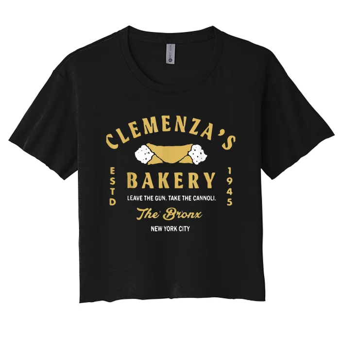 Clemenzas Bakery Women's Crop Top Tee