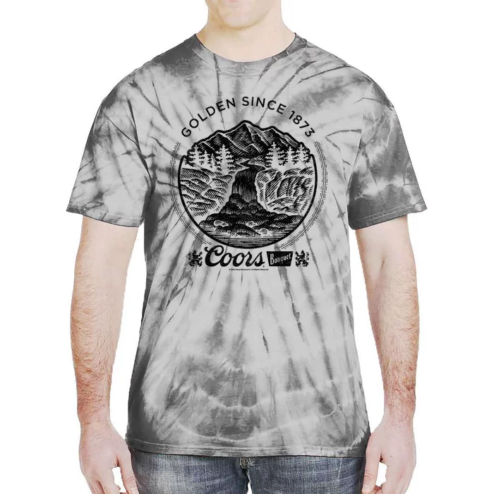 C.O.O.Rs Brewing Company Golden Since Vintage Banquet Badge Tie-Dye T-Shirt