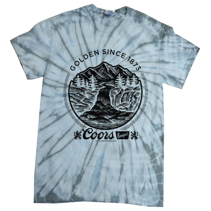 C.O.O.Rs Brewing Company Golden Since Vintage Banquet Badge Tie-Dye T-Shirt