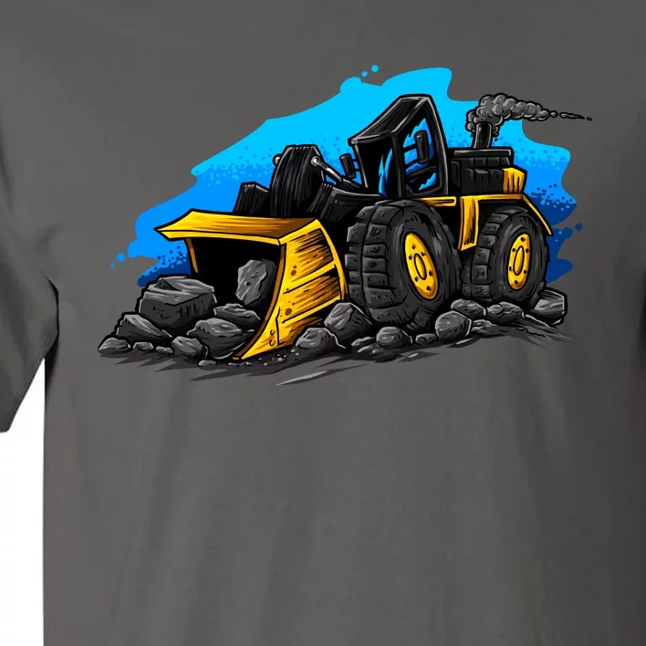 Cartoon Bulldozer Tall T-Shirt