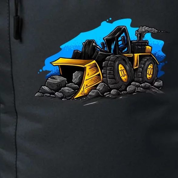 Cartoon Bulldozer Daily Commute Backpack