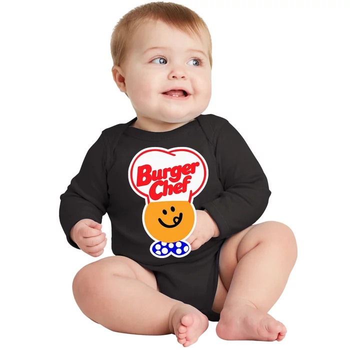 Chef Burger Classic Baby Long Sleeve Bodysuit