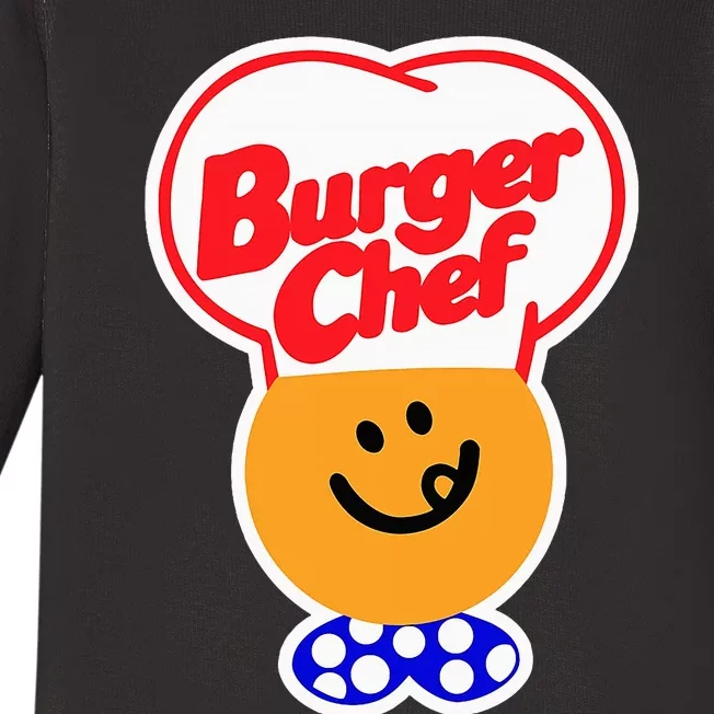 Chef Burger Classic Baby Long Sleeve Bodysuit