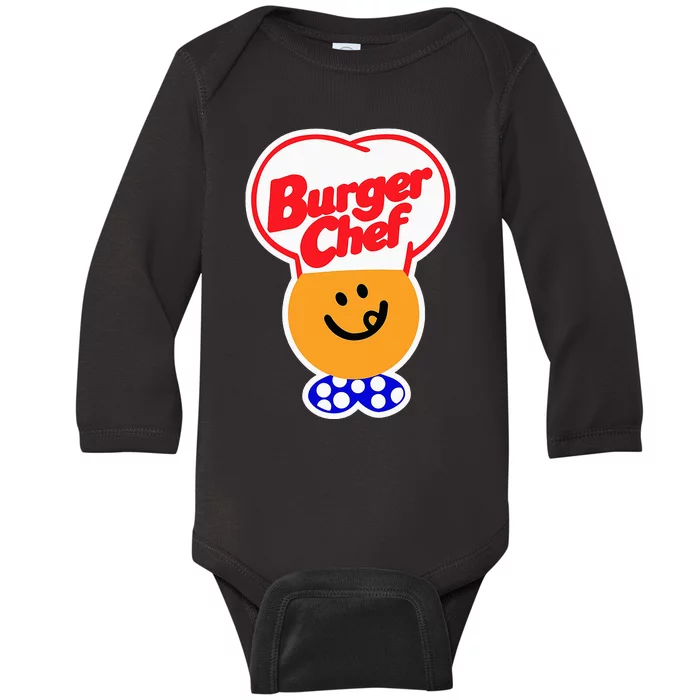 Chef Burger Classic Baby Long Sleeve Bodysuit