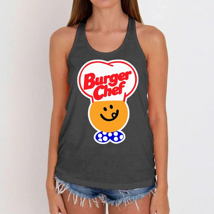 Chef Burger Classic Women's Knotted Racerback Tank