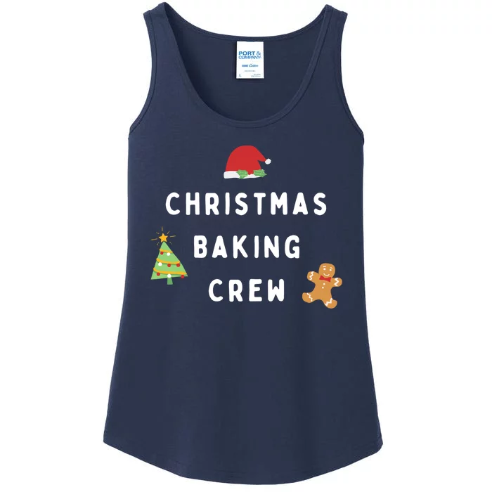 Christmas Baking Crew Ladies Essential Tank