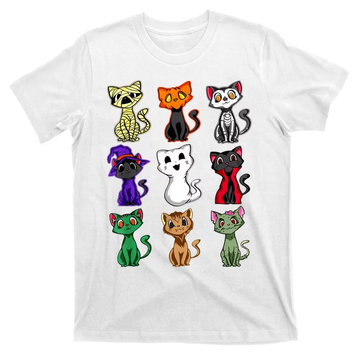 Cute Black Cat Lover Halloween Costume T-Shirt