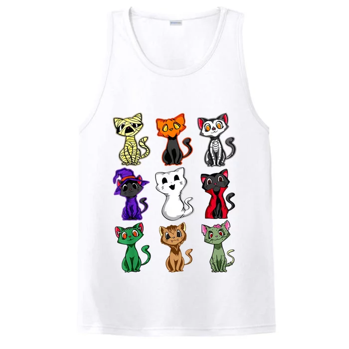 Cute Black Cat Lover Halloween Costume Performance Tank