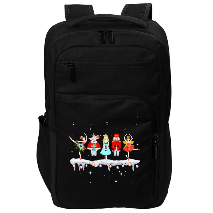 Christmas Ballet Clara Mouse King Princess Nutcracker Impact Tech Backpack