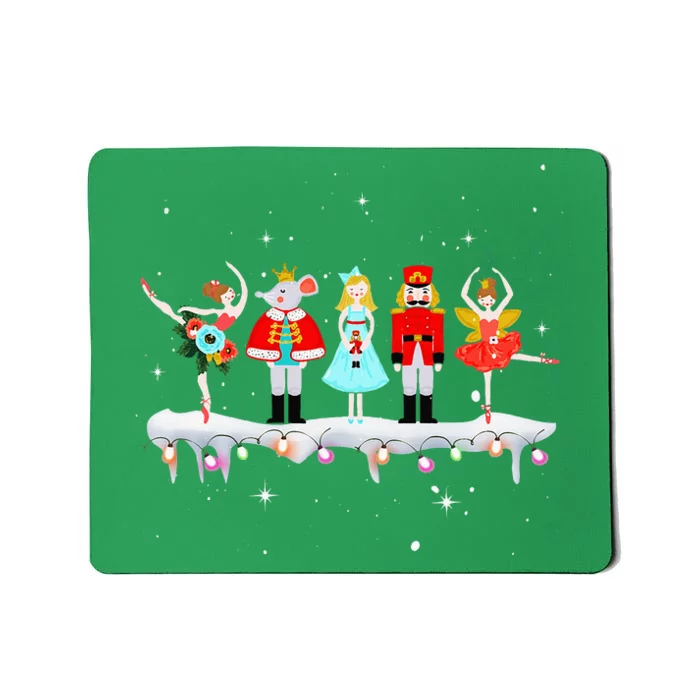 Christmas Ballet Clara Mouse King Princess Nutcracker Mousepad