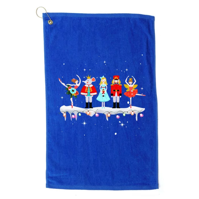 Christmas Ballet Clara Mouse King Princess Nutcracker Platinum Collection Golf Towel