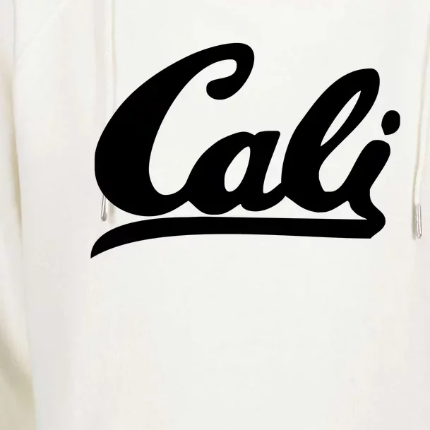 CALI Black Womens Funnel Neck Pullover Hood