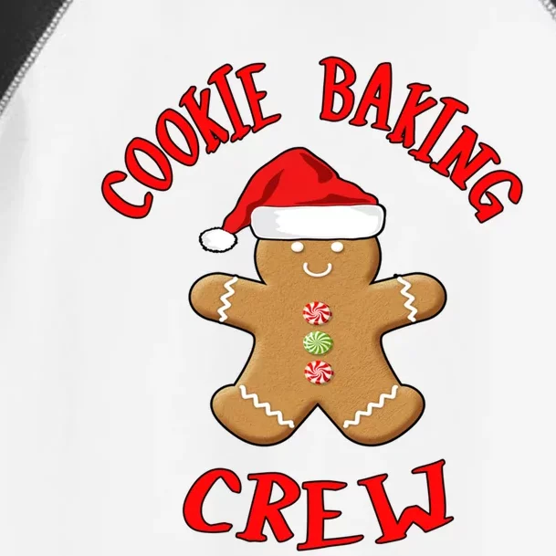 Cookie Baking Crew Gift Gingerbread With Santa Hat Gift Toddler Fine Jersey T-Shirt