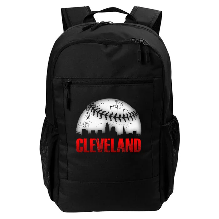 Cleveland Baseball City Skyline Daily Commute Backpack