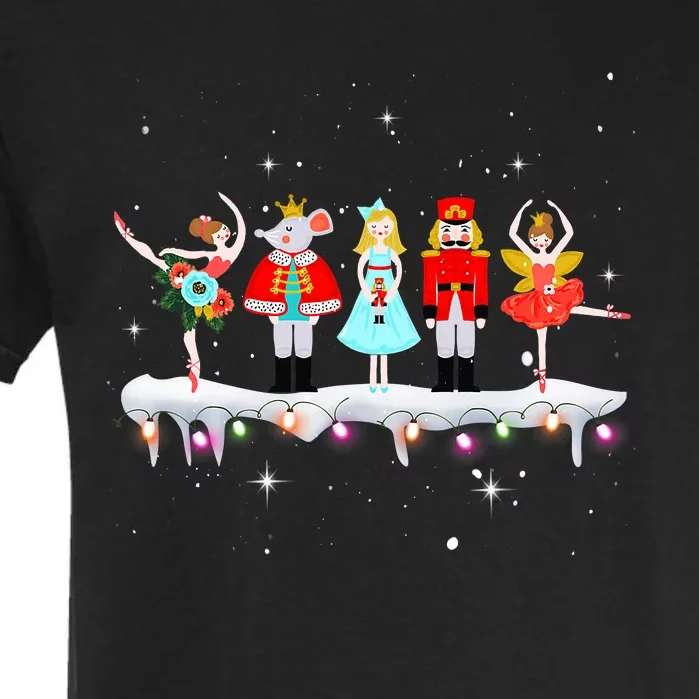 Christmas Ballet Clara Mouse King Princess Nutcracker Garment-Dyed Heavyweight T-Shirt