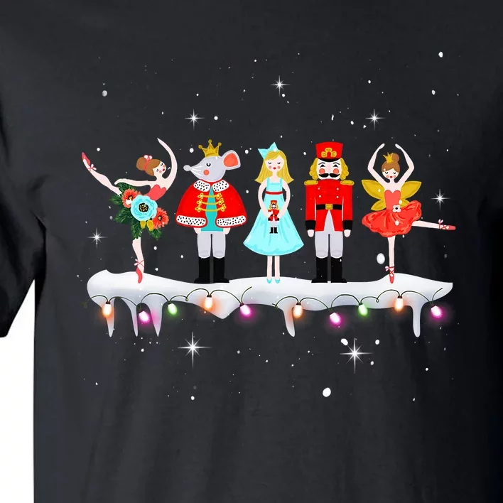 Christmas Ballet Clara Mouse King Princess Nutcracker Tall T-Shirt