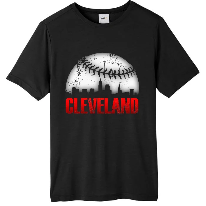 Cleveland Baseball City Skyline ChromaSoft Performance T-Shirt