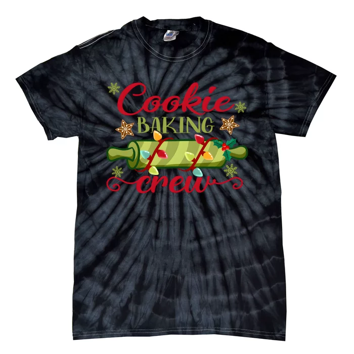 Cookie Baking Crew For Christmas Tie-Dye T-Shirt