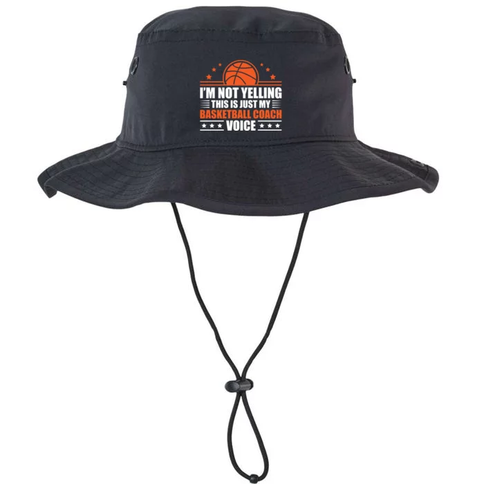 Cool Basketball Coach Basketball Coaching Voice Meaningful Gift Legacy Cool Fit Booney Bucket Hat