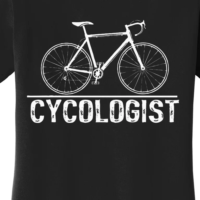 Cycologist Bike Cycling Bicycle Cyclist Christmas Women's T-Shirt