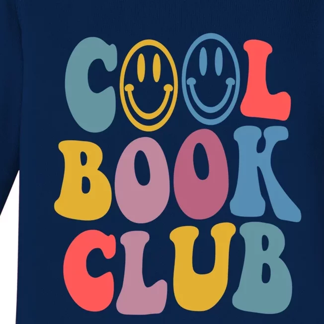 Cool Book Club Funny Book Lover Club Booktrovert Club Gift Baby Long Sleeve Bodysuit