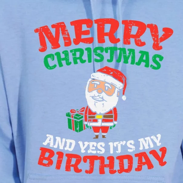 Christmas Birthday Celebration Unisex Surf Hoodie