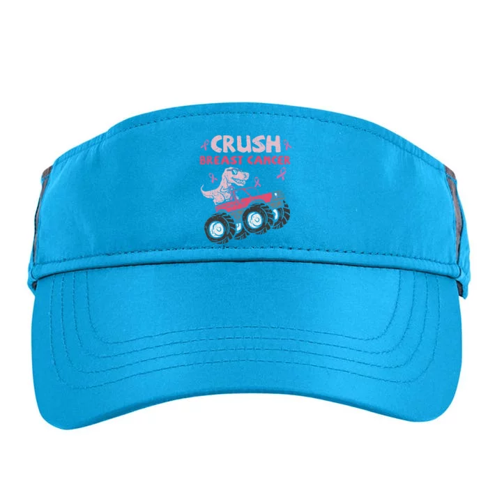 Crush Breast Cancer Awareness Monster Truck Pin.K Ribbon Adult Drive Performance Visor