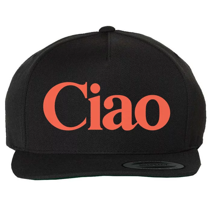 Ciao Bella Wool Snapback Cap