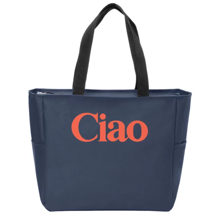 Ciao Bella Zip Tote Bag