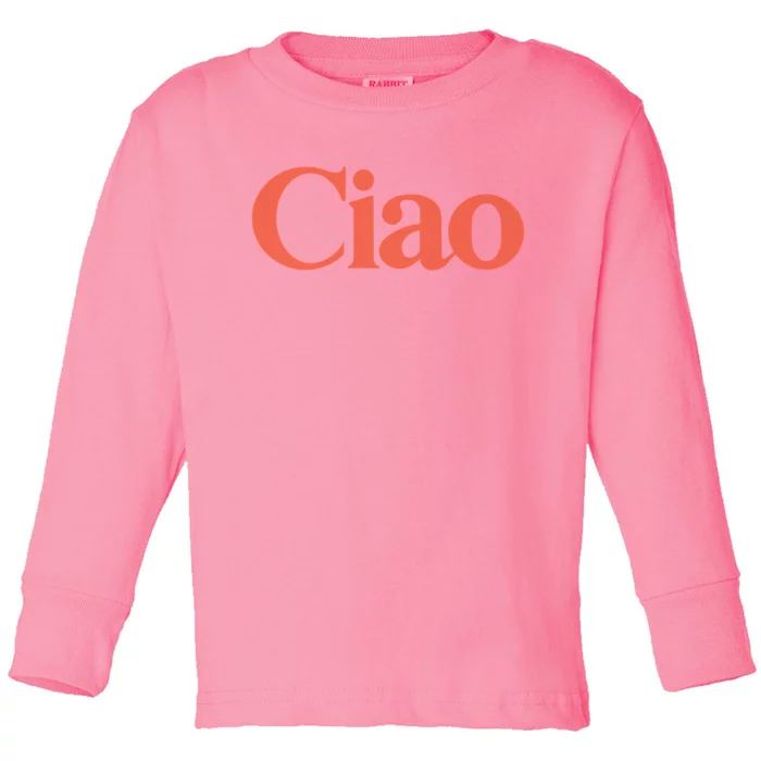 Ciao Bella Toddler Long Sleeve Shirt