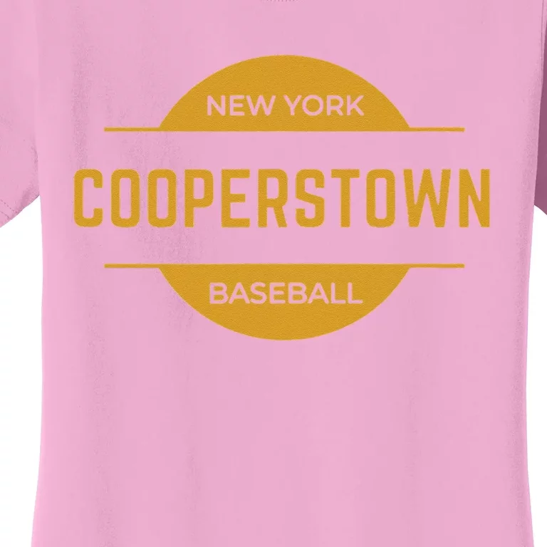 Cooperstown Baseball Cooperstown New York Baseball Hall Of Women's T-Shirt