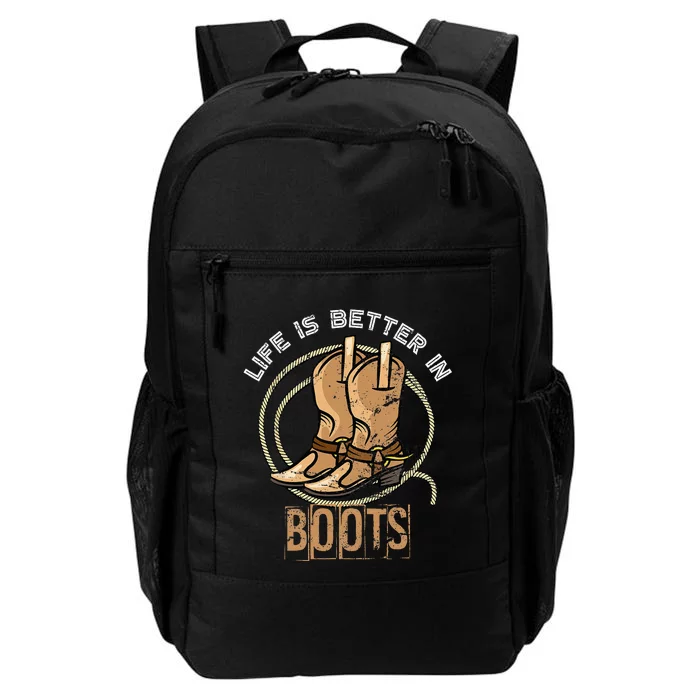 Cowboy Boots Country Cowboy Rodeo Men Gift Western Cowboy Daily Commute Backpack