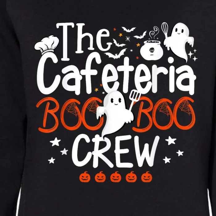 Cafeteria Boo Crew Teacher Lunch Lady Team Spooky Babe Ghost Womens California Wash Sweatshirt