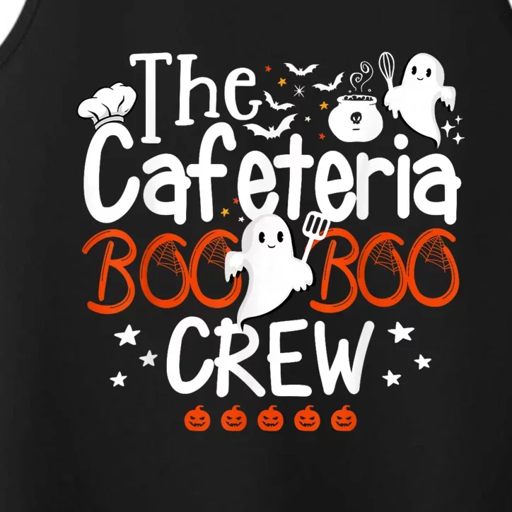 Cafeteria Boo Crew Teacher Lunch Lady Team Spooky Babe Ghost Performance Tank