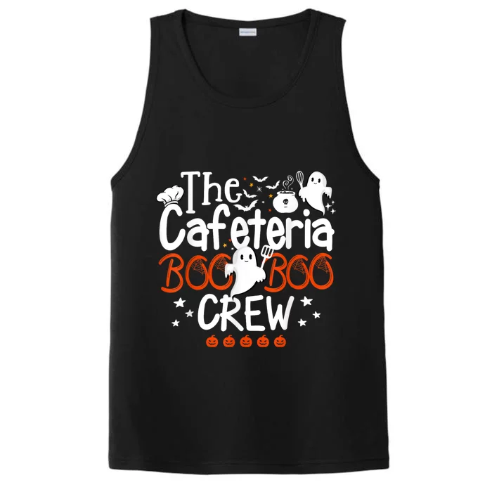 Cafeteria Boo Crew Teacher Lunch Lady Team Spooky Babe Ghost Performance Tank