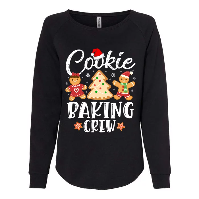 Cookie Baking Crew Funny Christmas Cooking Lover Xmas Pajama Gift Womens California Wash Sweatshirt