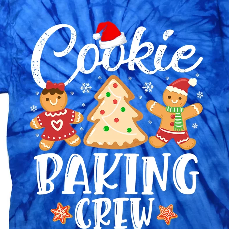 Cookie Baking Crew Funny Christmas Cooking Lover Xmas Pajama Gift Tie-Dye T-Shirt