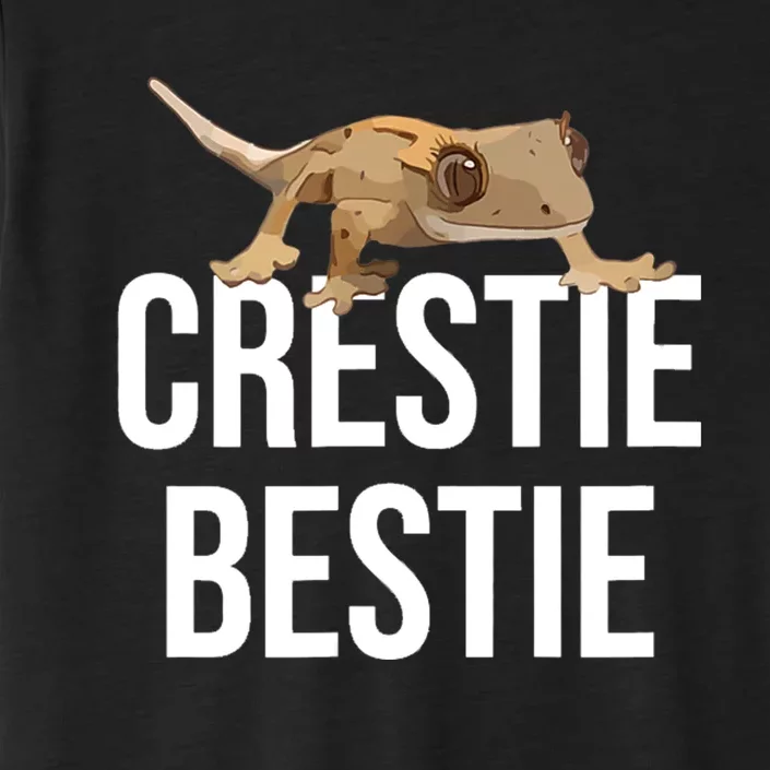 Crestie Bestie Crested Gecko Reptile Lizard Pet Lover Gift TShirt ChromaSoft Performance T-Shirt