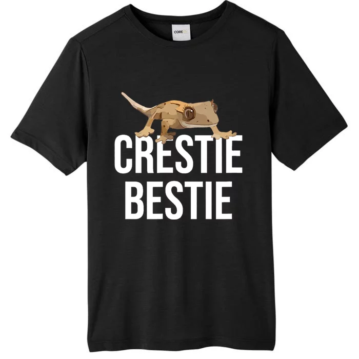 Crestie Bestie Crested Gecko Reptile Lizard Pet Lover Gift TShirt ChromaSoft Performance T-Shirt