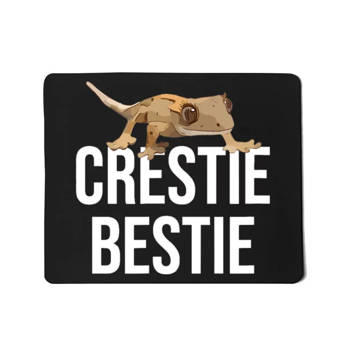 Crestie Bestie Crested Gecko Reptile Lizard Pet Lover Gift TShirt Mousepad