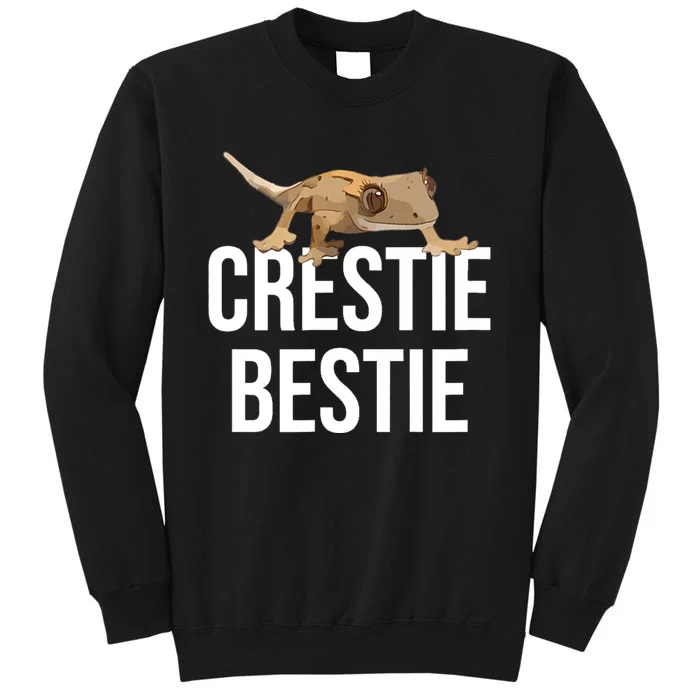 Crestie Bestie Crested Gecko Reptile Lizard Pet Lover Gift TShirt Tall Sweatshirt