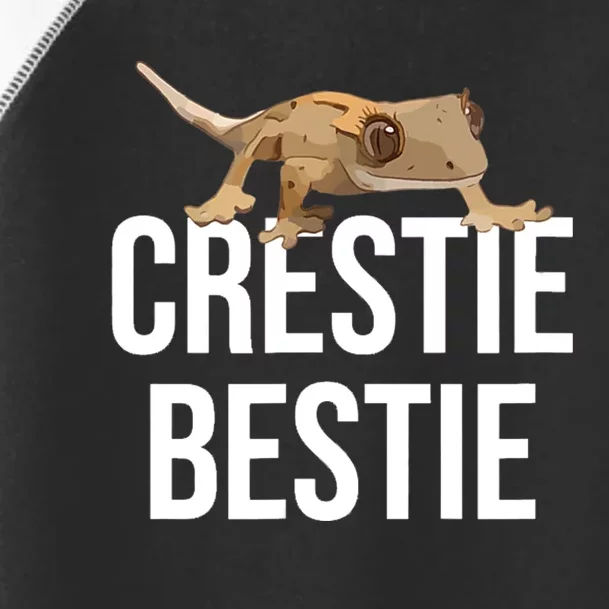 Crestie Bestie Crested Gecko Reptile Lizard Pet Lover Gift TShirt Toddler Fine Jersey T-Shirt