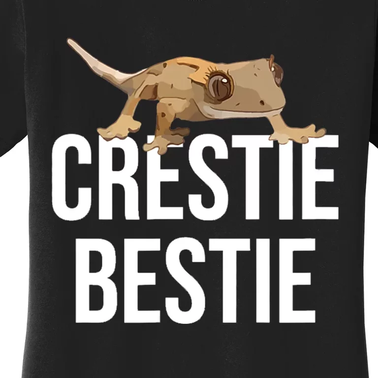 Crestie Bestie Crested Gecko Reptile Lizard Pet Lover Gift TShirt Women's T-Shirt