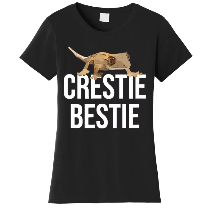 Crestie Bestie Crested Gecko Reptile Lizard Pet Lover Gift TShirt Women's T-Shirt