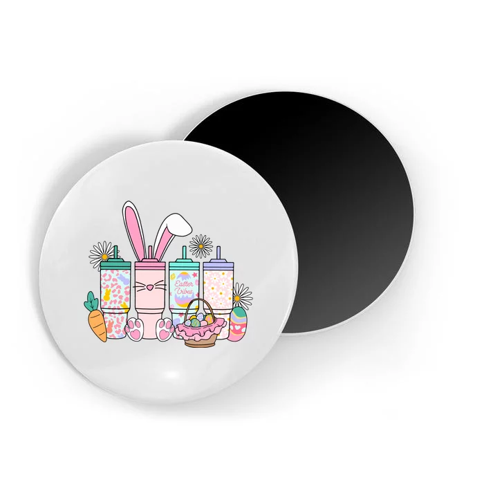 Cute Bunny Cup Lover Easter Day Magnet