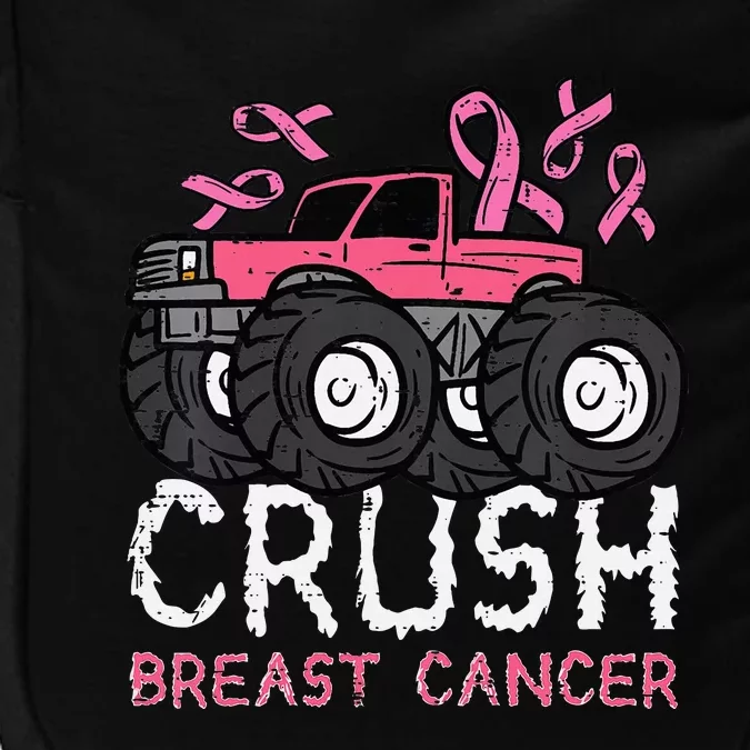 Crush Breast Cancer Awareness Monster Truck Impact Tech Backpack