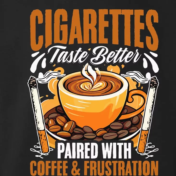 Caffeine Barista Coffee Brew Cigar Smoker Cigarettes Coffee Toddler Hoodie