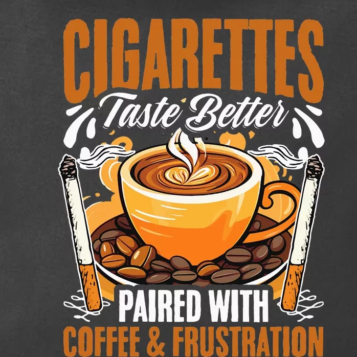 Caffeine Barista Coffee Brew Cigar Smoker Cigarettes Coffee Zip Tote Bag