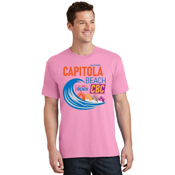 Capitola Beach California The Colorful Beach T-Shirt