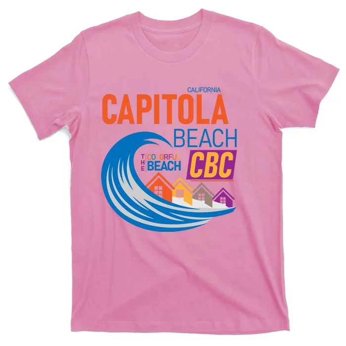 Capitola Beach California The Colorful Beach T-Shirt